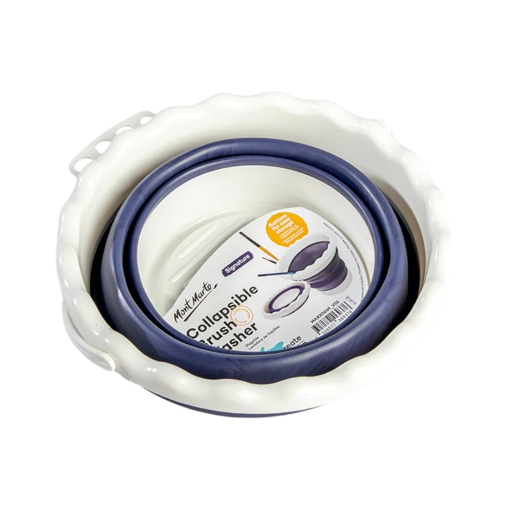 Mont Marte Collapsible Brush Washer Folded Flat